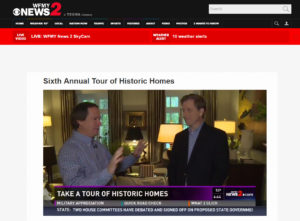 wfmy news 2 features Greensboro Interior Design firm MBID International Historic Home Design Greensboro