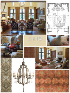 Greensboro Interior Design Great Room Coral Transitional Family Friendly