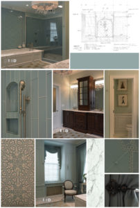 Historic Preservation Interior Design Greensboro Spa Bathroom