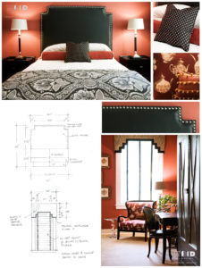 Historic Hotel Bed and Breakfast Red Black Modern