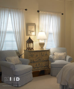 Pastel Blue and White Guest Room Breezy Bedroom