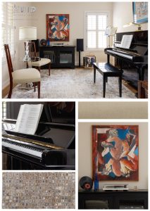 Greensboro Music Room Design Sitting Room Interior Design.